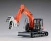Hasegawa 66103 Hitachi Excavator Zaxis 135US Crusher 1/35